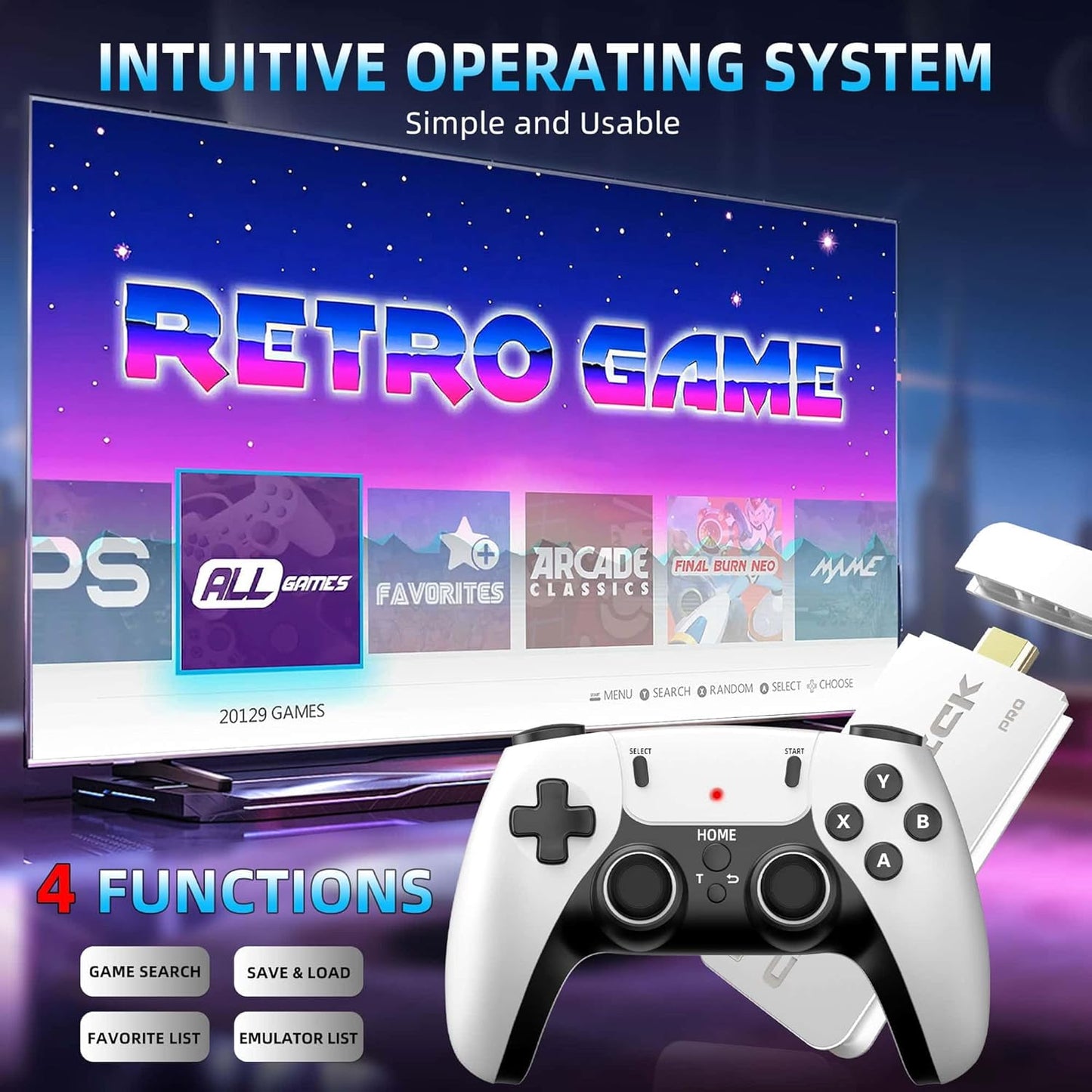 Retro Fun Game Console