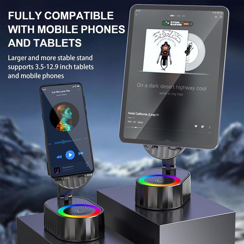5in1 Phone Holder Wireless Induction Bluetooth Speaker