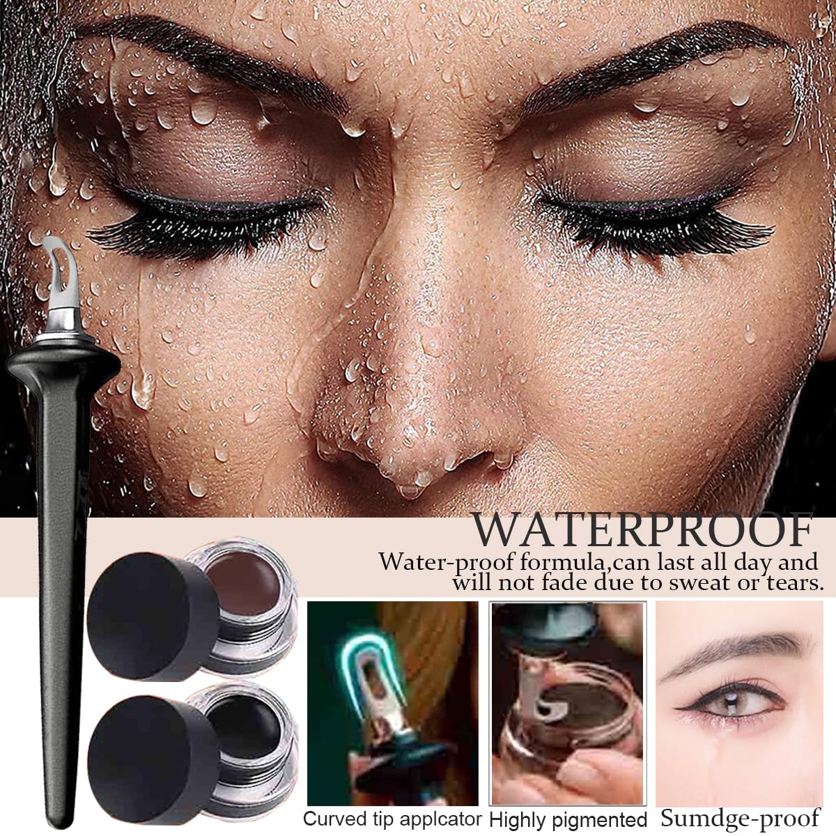 Effortless Glam Gel Eyeliner Kit