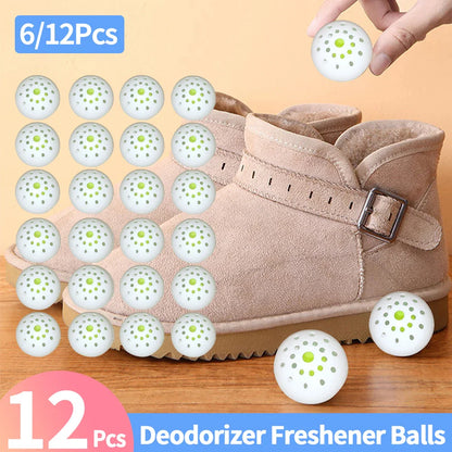 6/12Pcs 6Pcs/Packet Deodorizer Freshener Balls Sneaker