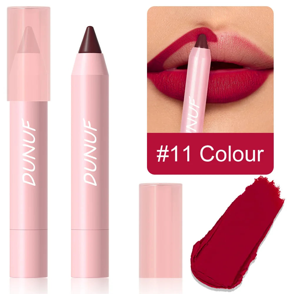 18-Colors Lipstick Pencil Waterproof